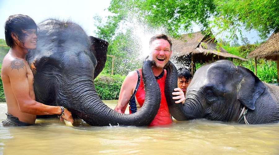 Whitewater Rafting Elephant Care